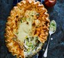 Chicken, leek & mushroom pie