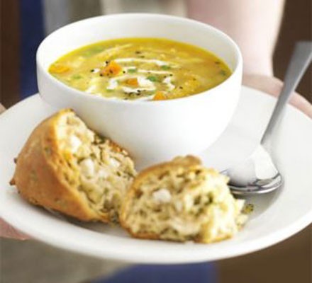 Roast chicken soup Roast chicken soup