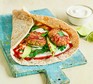 5-ingredient falafel served in wrap