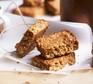 Flapjacks on greaseproof paper