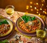 Fregola with smoky aubergine & nduja in two dishes