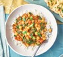 A portion of garam masala vegetable curry