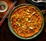 Kimchi pancakes on a plate