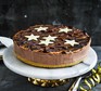 Millionaire’s cheesecake served on a cake stand