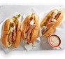 Philly-style cheese dogs