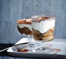 Two pots of easy tiramisu