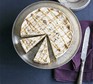 Iced chestnut ripple cheesecake