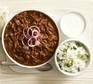 Chicken mole with coriander rice