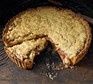 Quince crumble tart