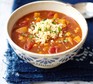 Moroccan tomato & chickpea soup with couscous