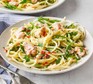 Tuna, caper and chilli spaghetti served on a plate