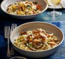 Wild mushroom risotto in 2 bowls